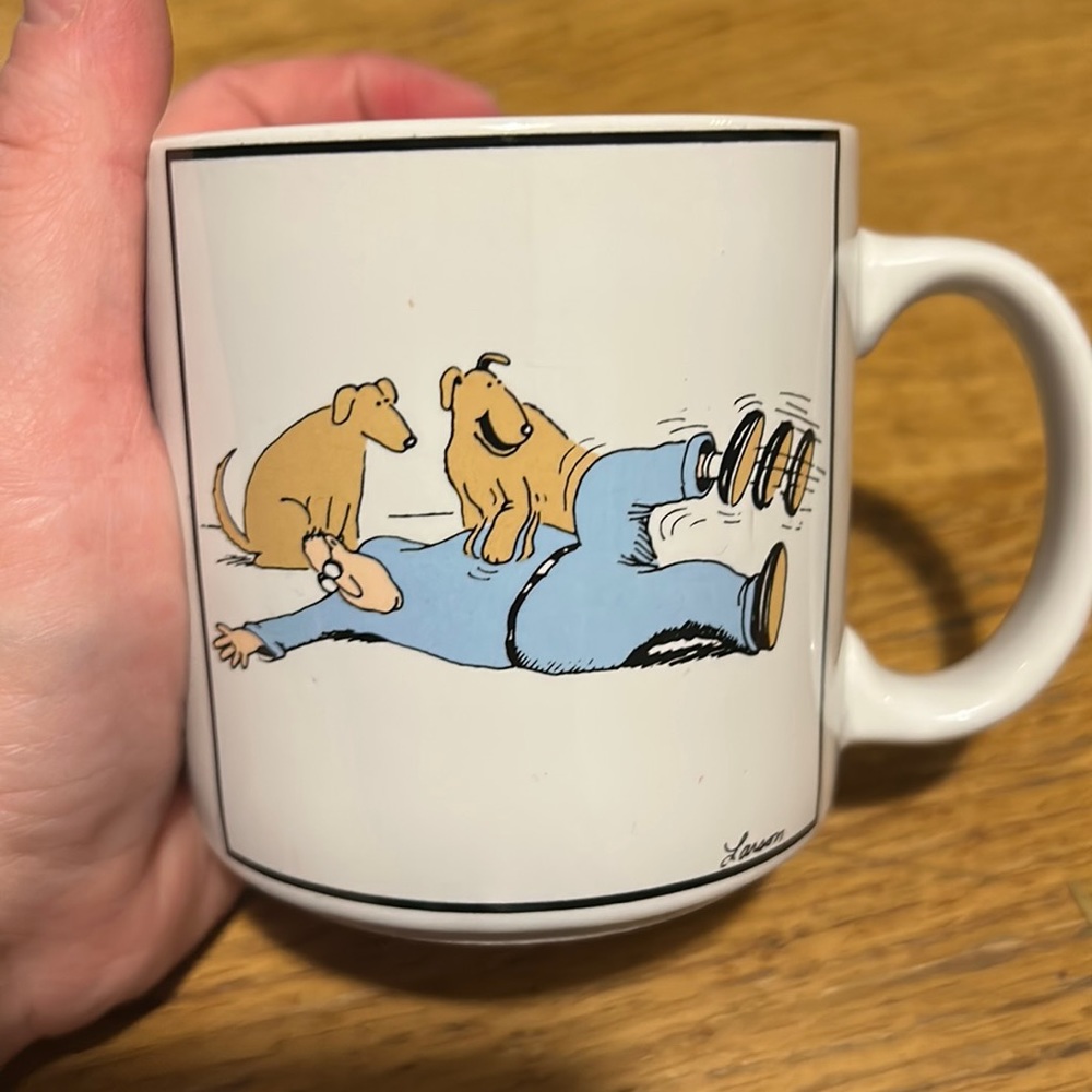 Vintage Far Side mug , 1982 . Great condition!!